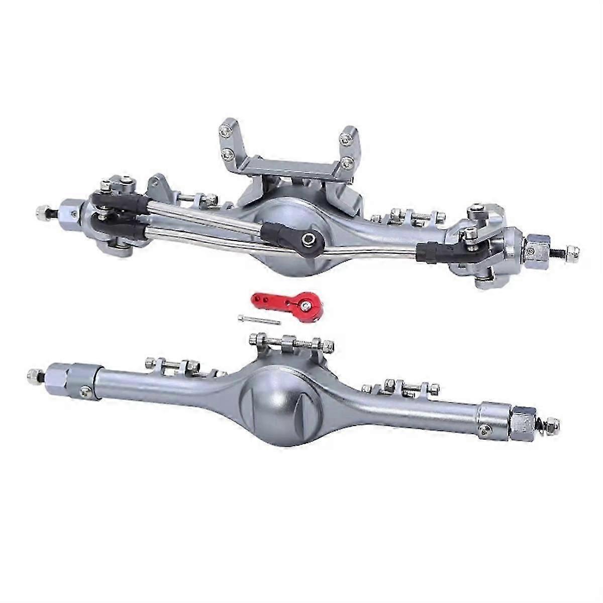 Front Rear Straight Complete Axles for 1/10 Axial SCX10 II 90046 90047 RC Crawler Car Upgrade Parts