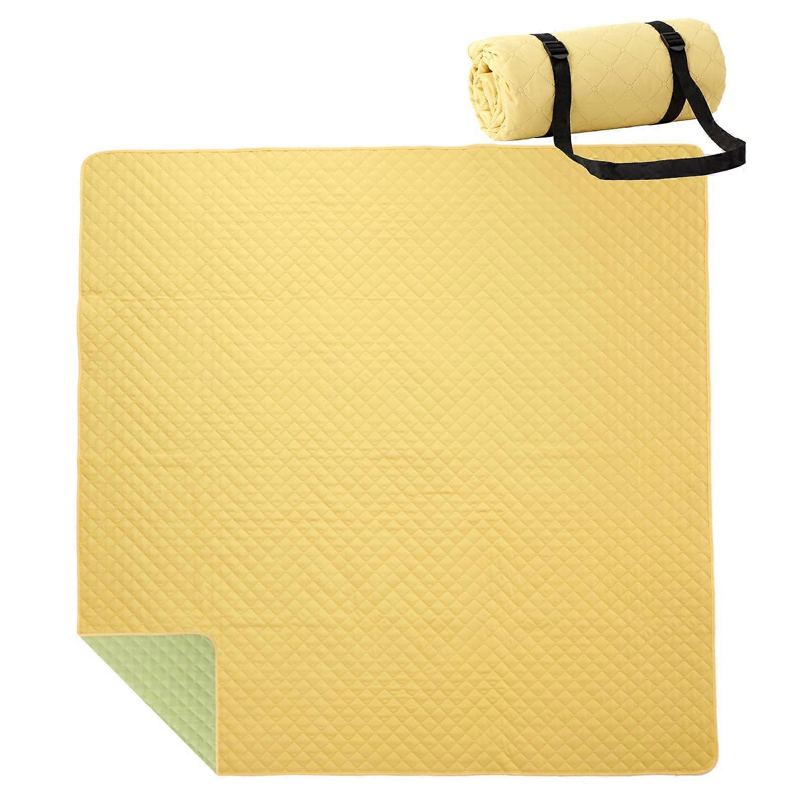Foldable Large Sandproof Dual Sided Outdoor Blanket for Picnic Beach 80'' x 80''