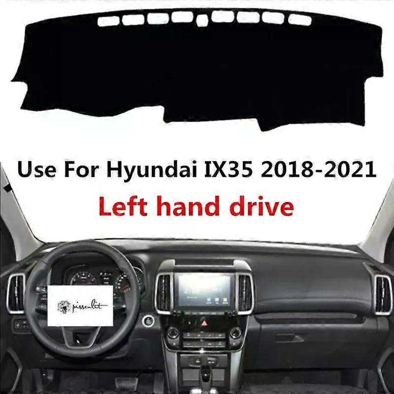 Pissenlit נגד אבק שמש צל כיסוי לוח מחוונים לרכב אביזרי מחצלת עבור יונדאי IX35 2018 2019 2020 2021 LHD כרית מגן