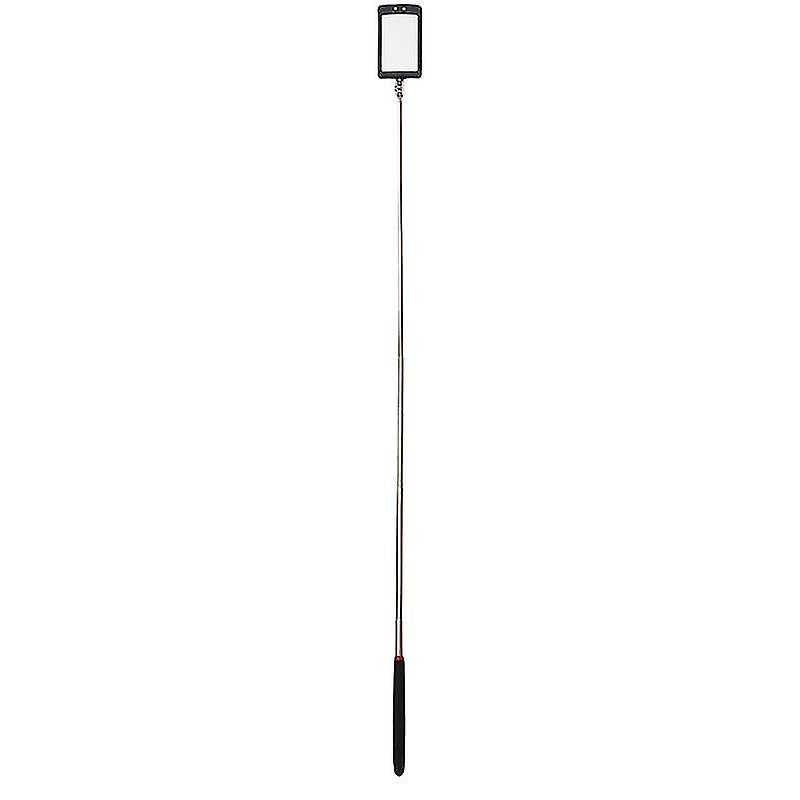 4 Pcs Telescoping Inspection Mirror LED Lighted Flexible Inspection Mirror Round +Square Mirror Ins