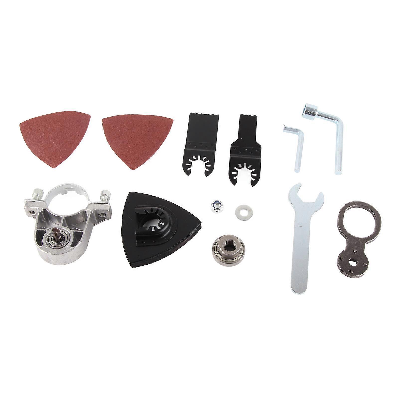 Oscillating Multi Function High HardnessOscillating Tool Professional Angle Grinder Adapter Converter Accessories Kit
