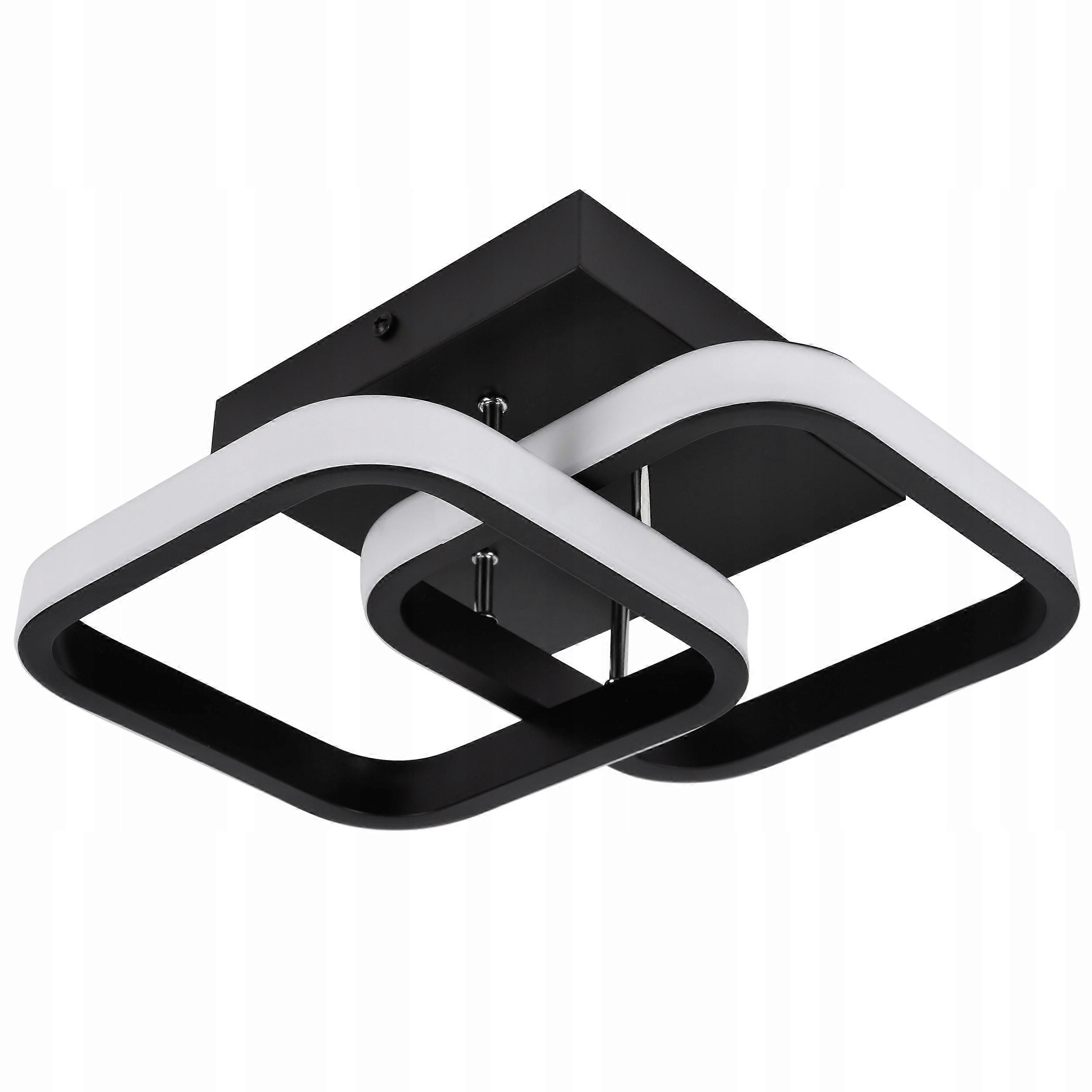 Ceiling Lamp Ceiling Led Squares 22w Modern Black