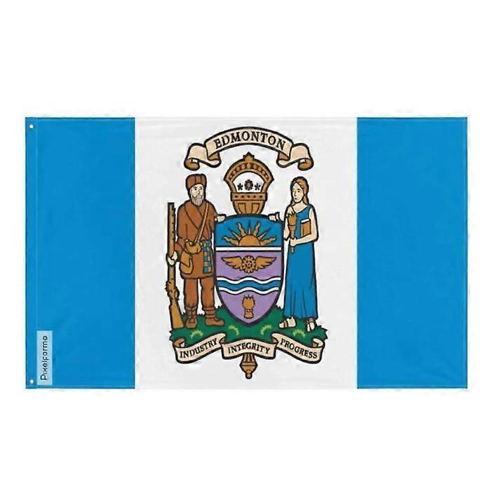 Edmonton Flag – 90 x 150 cm – Polyester – Iron Eyelets – Durable