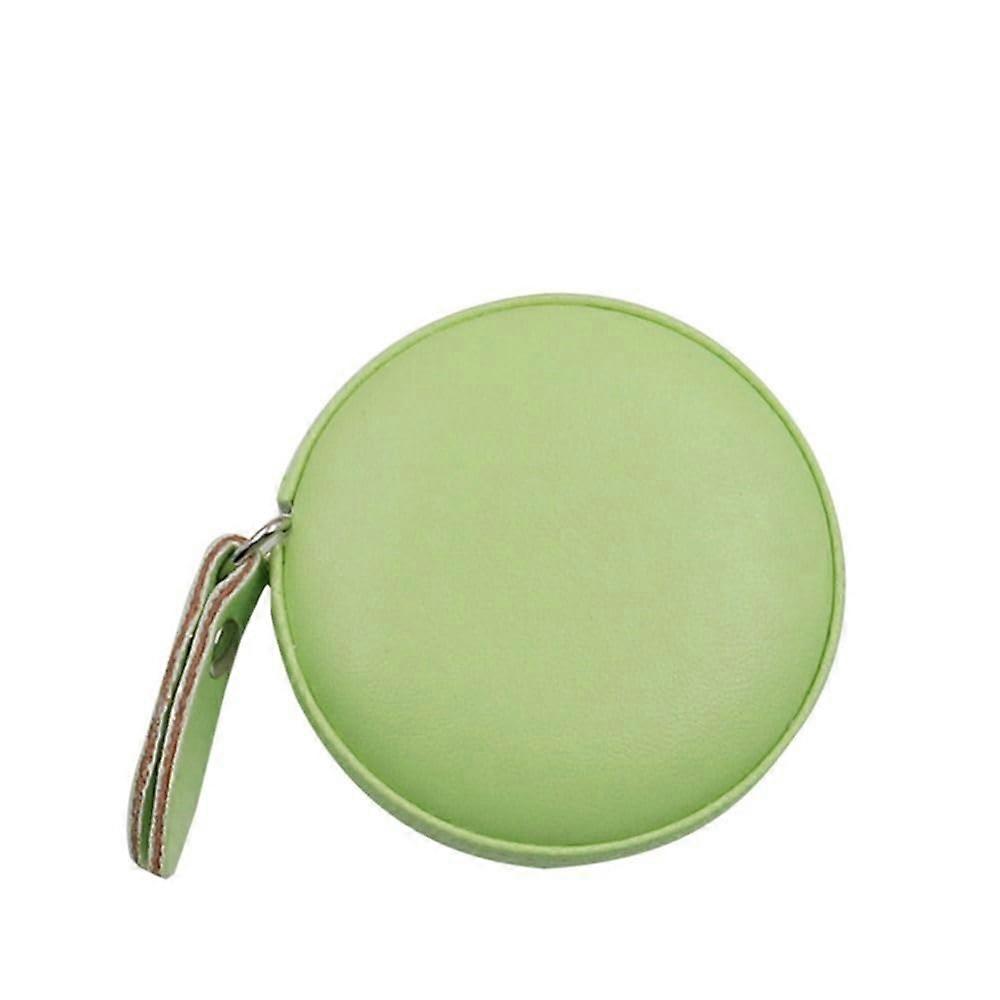 150cm 60' Retractable Ruler Tape Leather Measuring Tape Auto Shrink Roll Tape Measuring Tool(Green) Ref: 1257