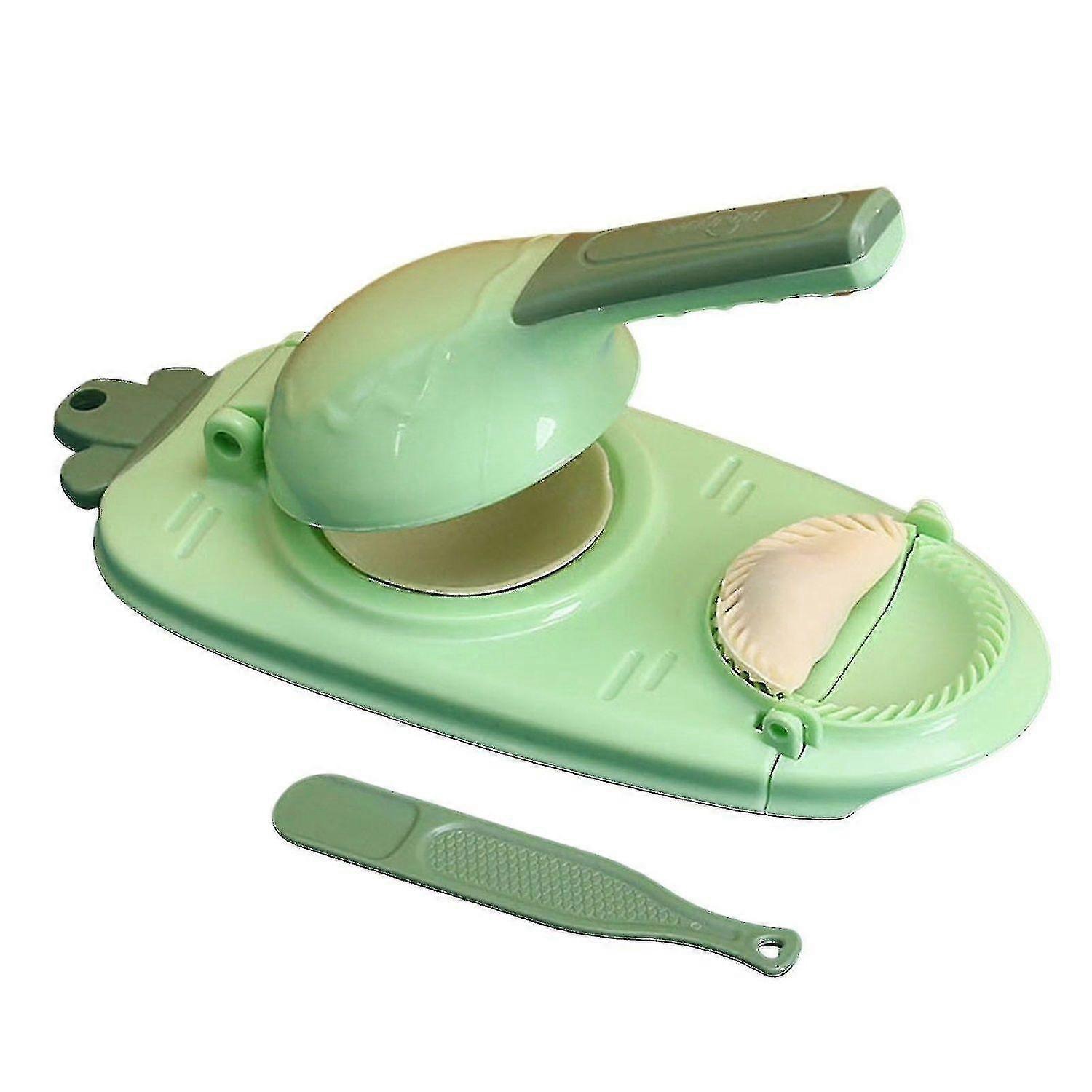 2 In 1 Dumpling Maker Manual Press Food Grade Pp Material With Spoon
