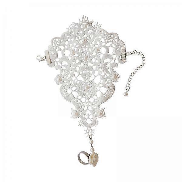 Delicate Lace Fingerless Gloves - Chic Addition to Your Outfit