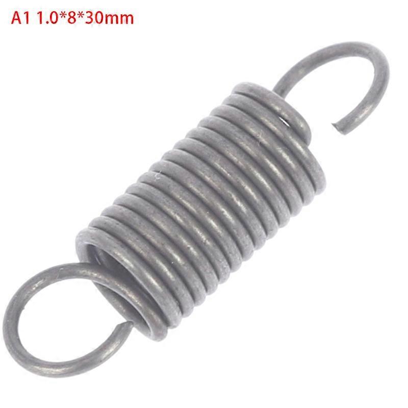 1Pc Extension Tension Spring Springs Steel Hook Expansion Spring Wire Dia 1.0mm