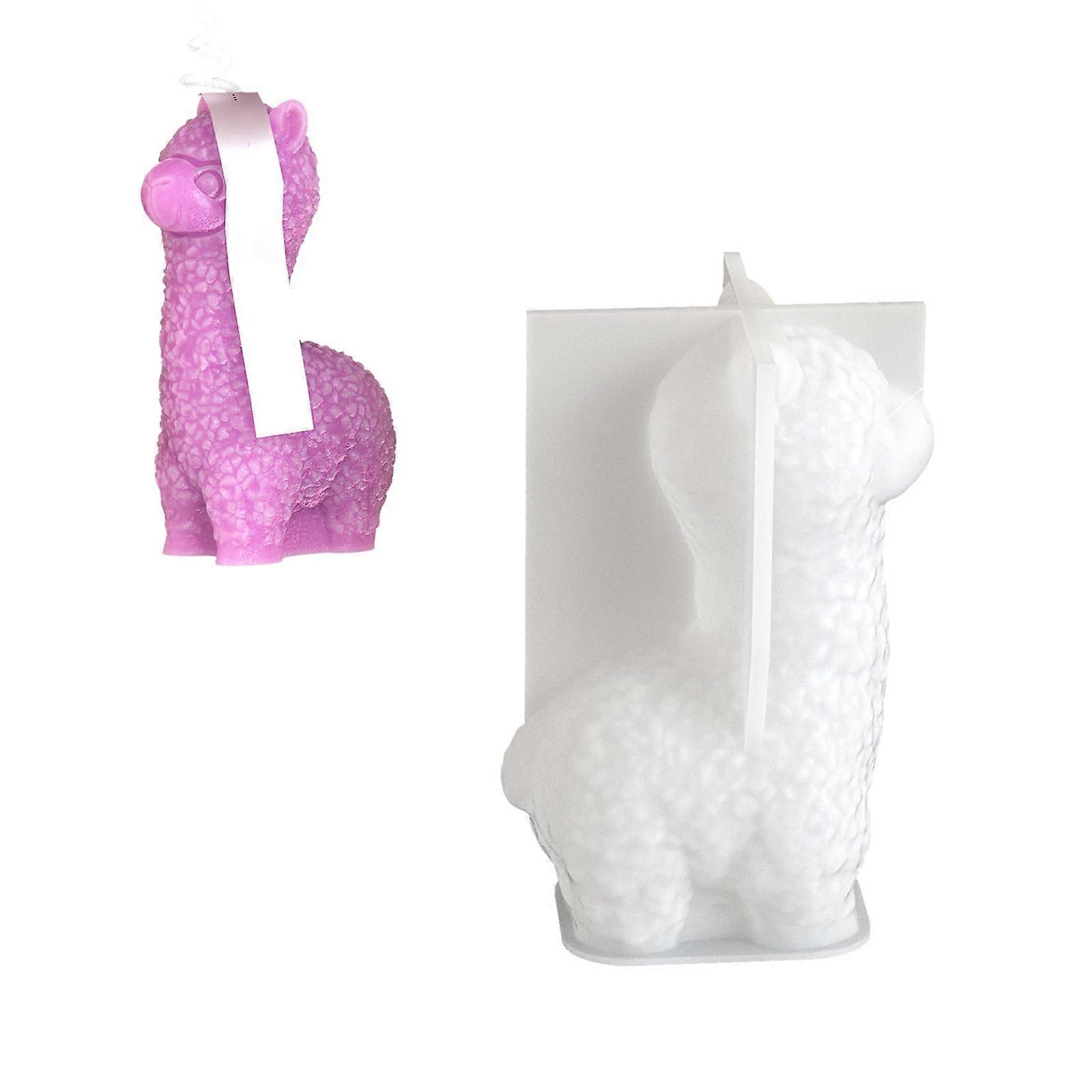 Practical silicone mold accessory for the production of alpaca holders candle excellent for theization of styles and decorations
