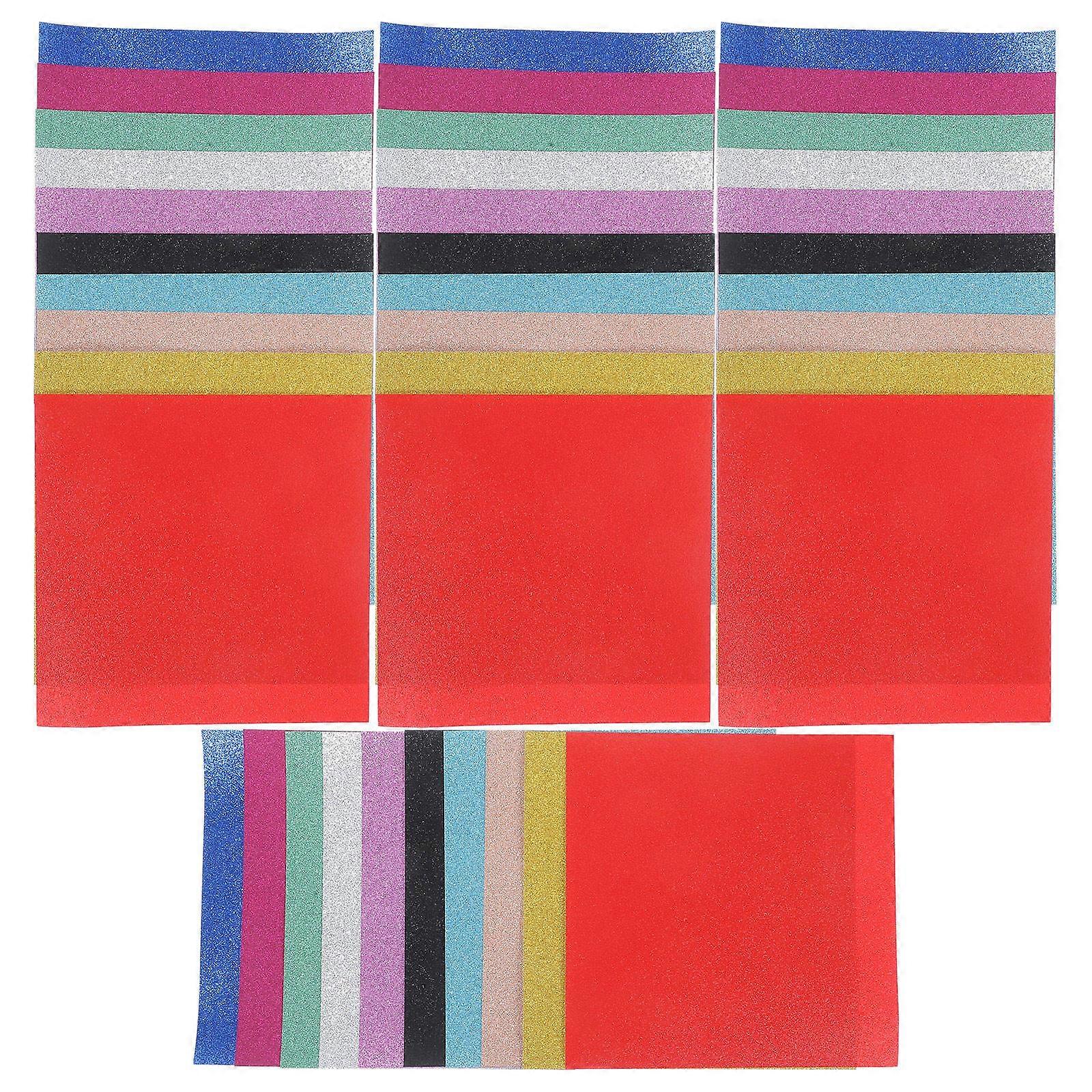 Glitter Cardstock Paper 40 Sheets for DIY Crafts Scrapbooking Party Decorations Creative Projects Smooth Texture Assorted Colors