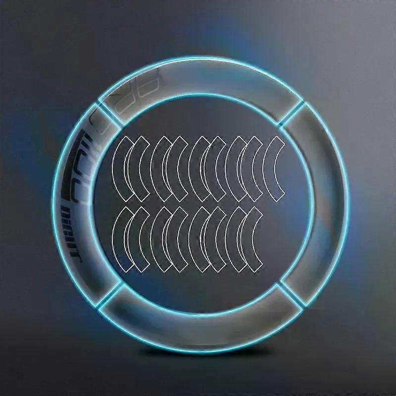 con אופני כביש דיסק בלם חישוק מגן סרט אופניים פסטר מגן עמיד בפני שריטות מדבקות אופניים TPU שומרים עבור 2 גלגלים