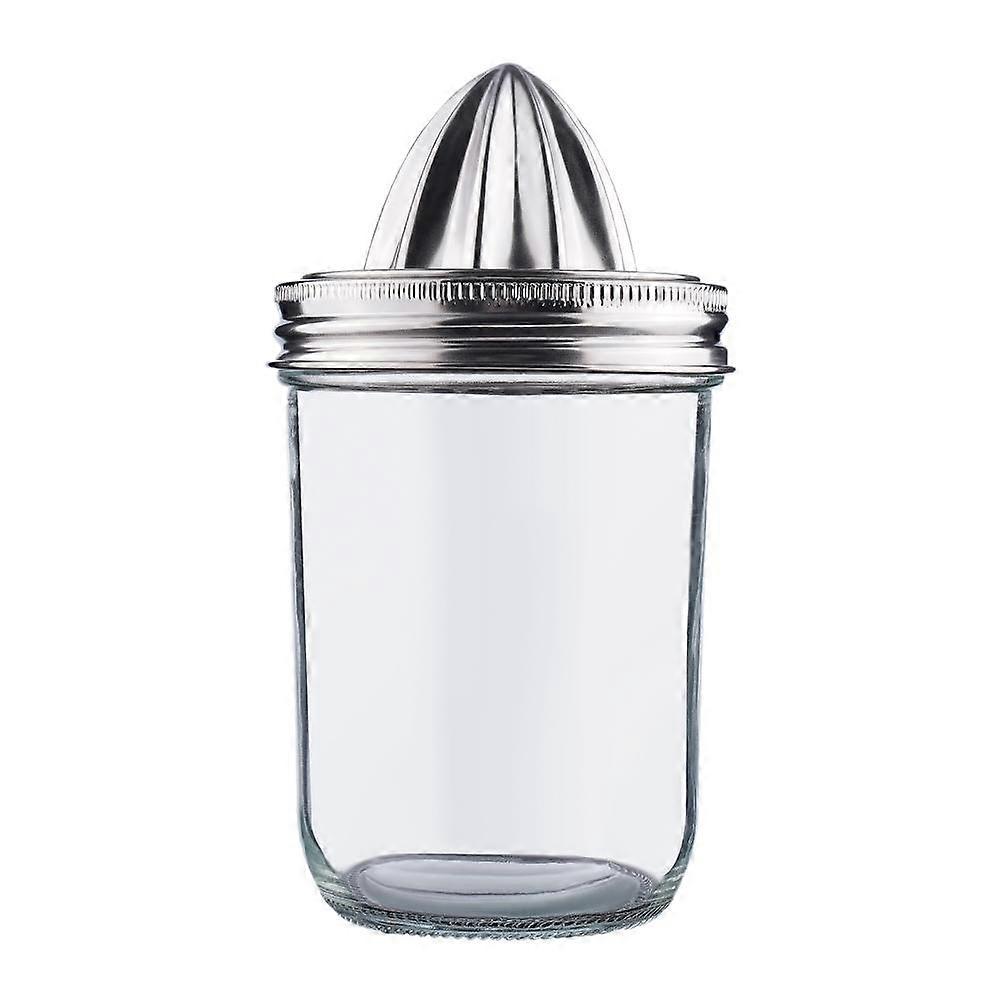 86mm juicer (complete set) (B)$Mason jar manual juicer household 304 stainless steel juicer orange lemon squeezer