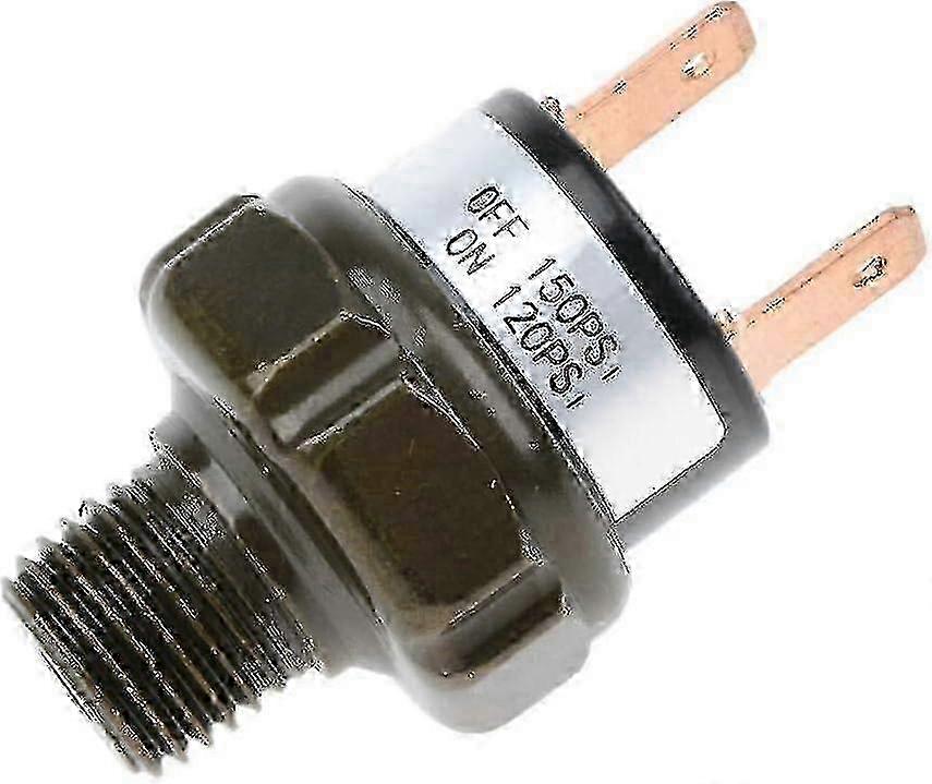 12v Heavy Duty Air Pressure Control Valve for 1/4 Npt Switch Compatible with Air Compressor Pump, 120-150 Psi