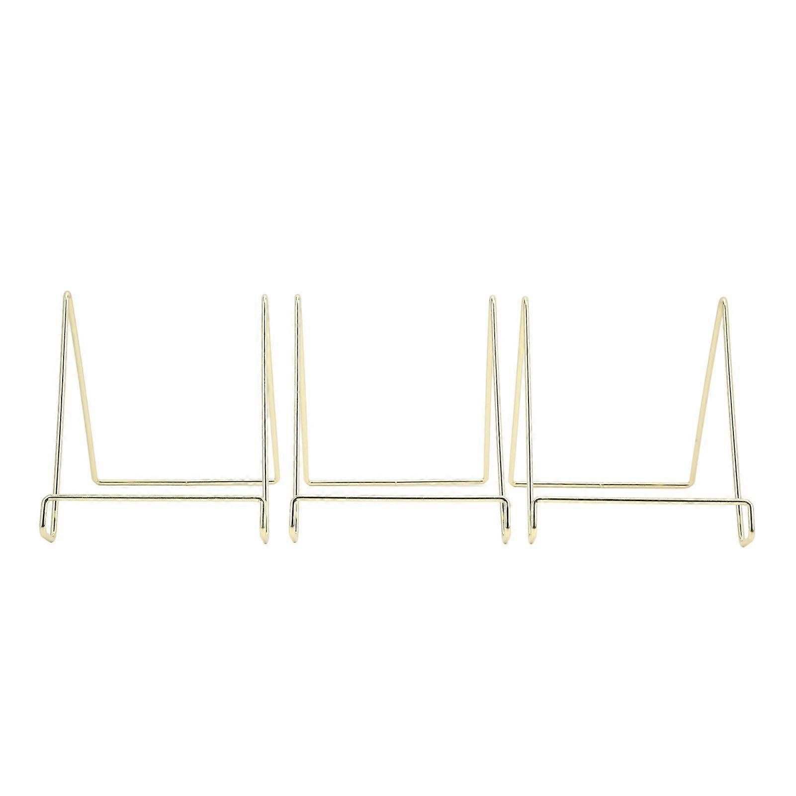 2025 Latest Model  3Pcs Plate Stand Multifunction Durable Metal Stable Wide