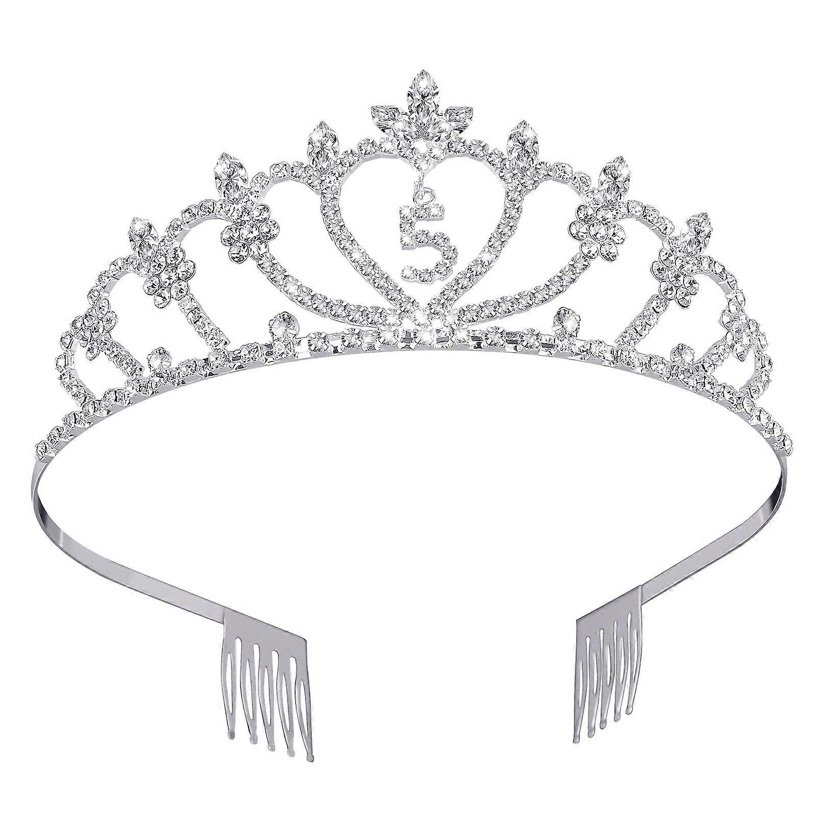 Cute Rhinestone Headband for Decoration Silver Alloy Material Durable for Long Time Use Fits