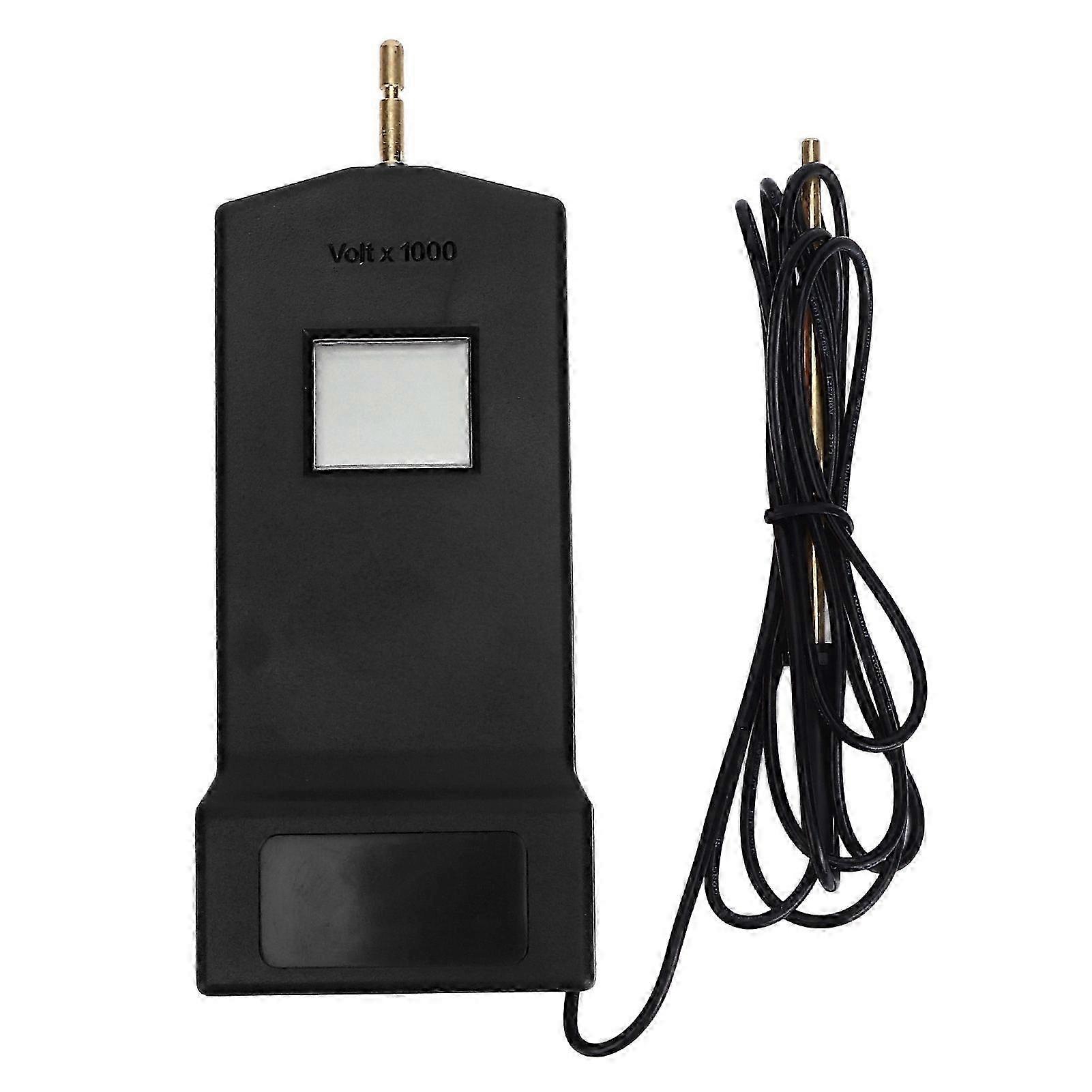 2025 Tester di tensione per recinzione elettrica portatile Display LCD 15KV per allevamenti di bestiame MLD-004 Black Edition