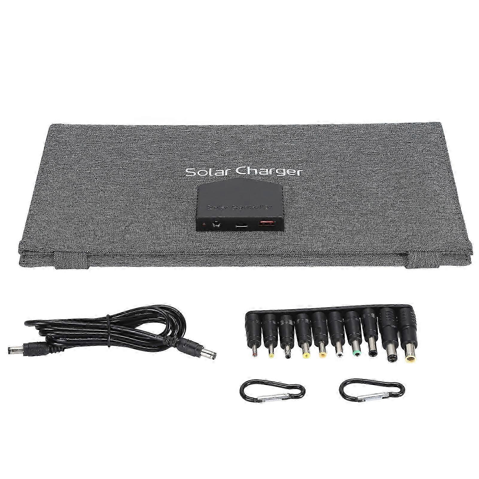 30W Usb Solar Panel With Type C Dc Port Ip65 Waterproof Foldable Portable Solar Charging Panel For Phone Computer Camera