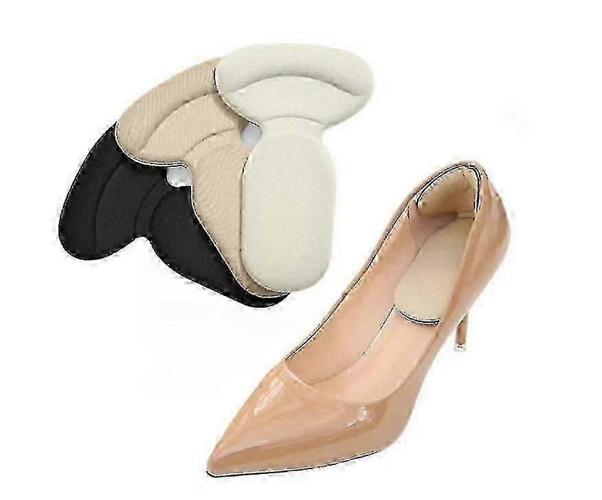 2pcs Heel inserts Shoe inserts Soft Striking beige