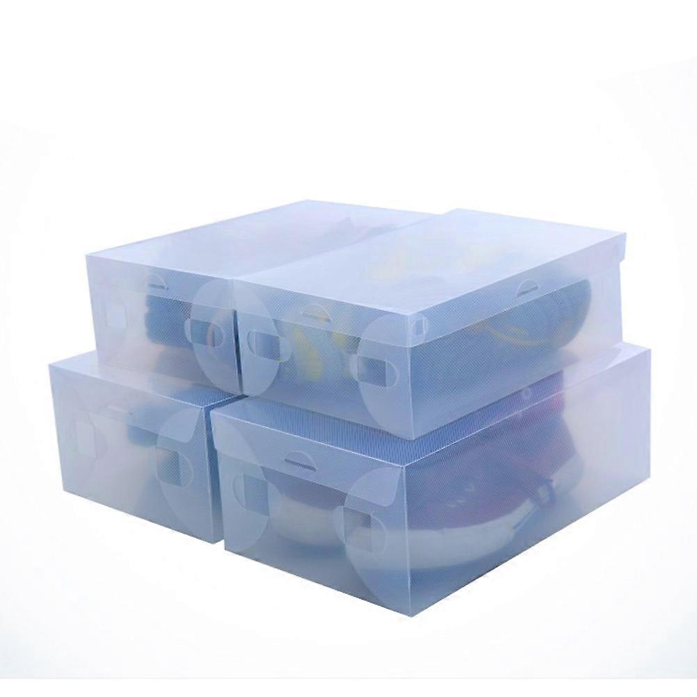 Transparent Shoe Box Organizer Stackable Storage Boxes 6Pcs for Girls
