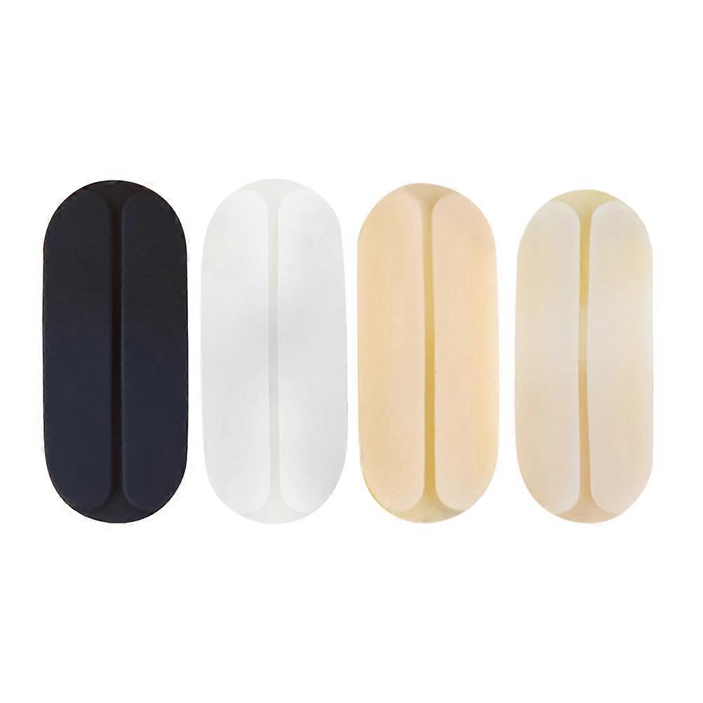 Bra Strap Pads Slip Prevention Oval Shape Simple Style Women Underwear 4Pcs