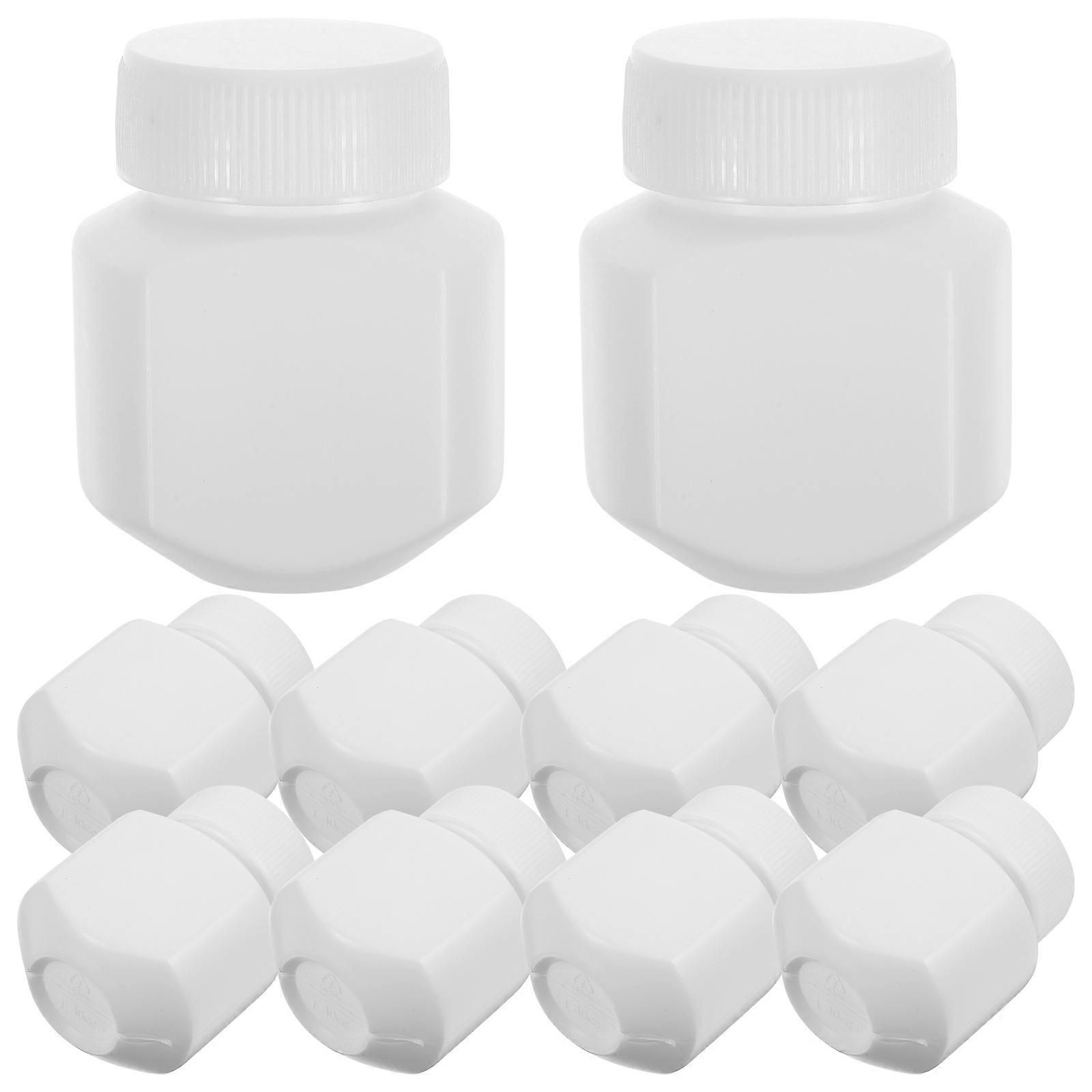 Bottle Organizer Travel Storage Medication Bottle Organizer Small Pill Bottles With Caps 10Pack