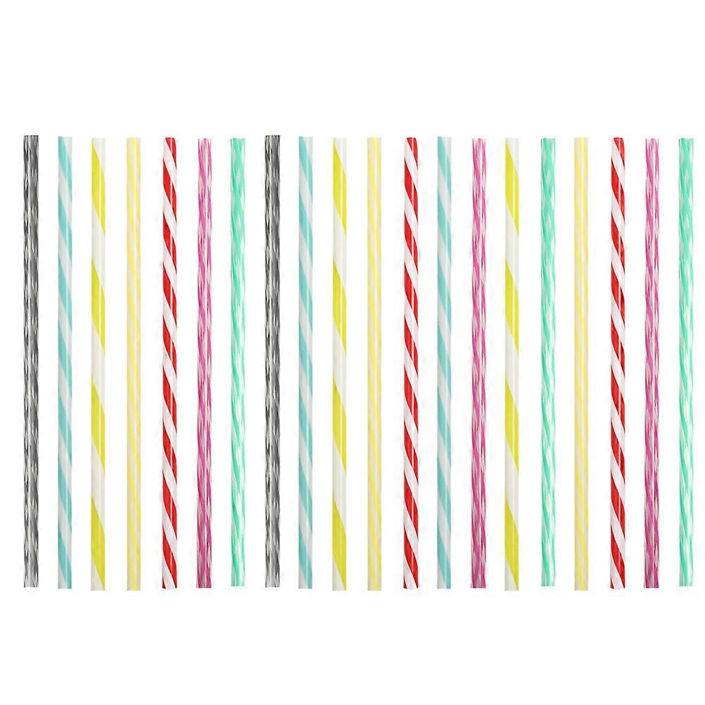 Smoothie Straws Reusable Drinking Straws Use Low Thermal Expansion Coefficient 23X0.73X0.73CM 20Pcs