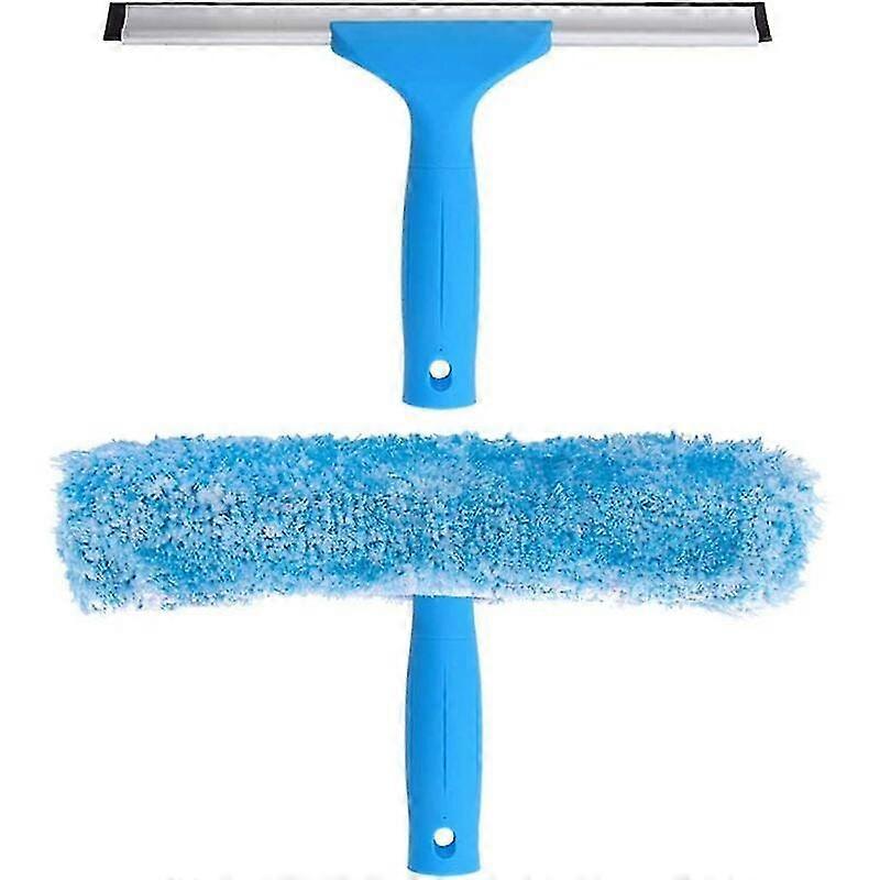 Professional Window Squeegee with Microfiber Brush Width 25 cm