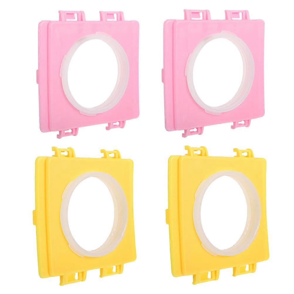 Hamster Cage Connector Toy Set for DIY Playtunnel Mouth Plates Assorted Pieces
