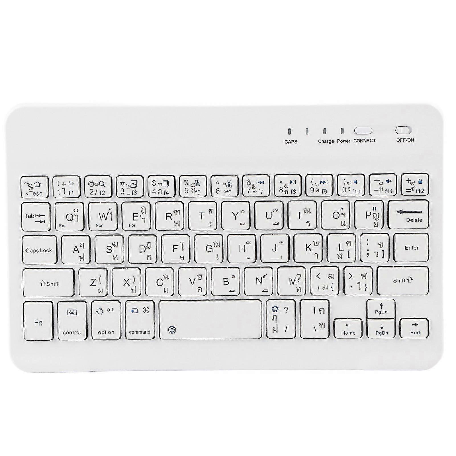 Thai Language 7-8in Scissors Feet Wireless Bluetooth Keyboard 40-hour Work Bluetooth Keyboard