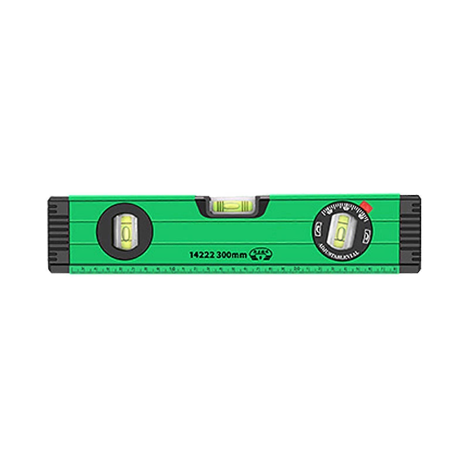 Bubble Level Magnetic Horizontal Spirits Level Precision Leveling Tool Portable Shockproof Level Ruler 300mm/400mm/500mm