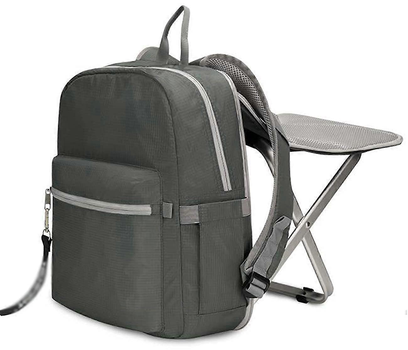 Foldable camping chair for the garden, stable seat sack for hiking, portable stool