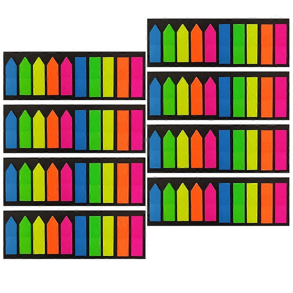 Page Markers For Books Paper Mark Sticker Students Professionals General Users 15.5x5.5cm 8 Sets