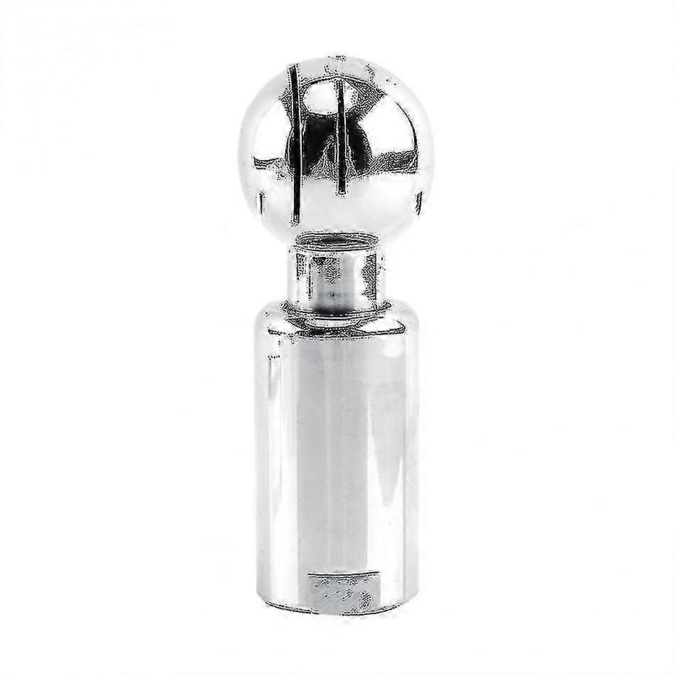 304 Stainless Steel Rotating Spray Ball with Internal Thread 360 Degree Cleaning Ball for Sanitary Use