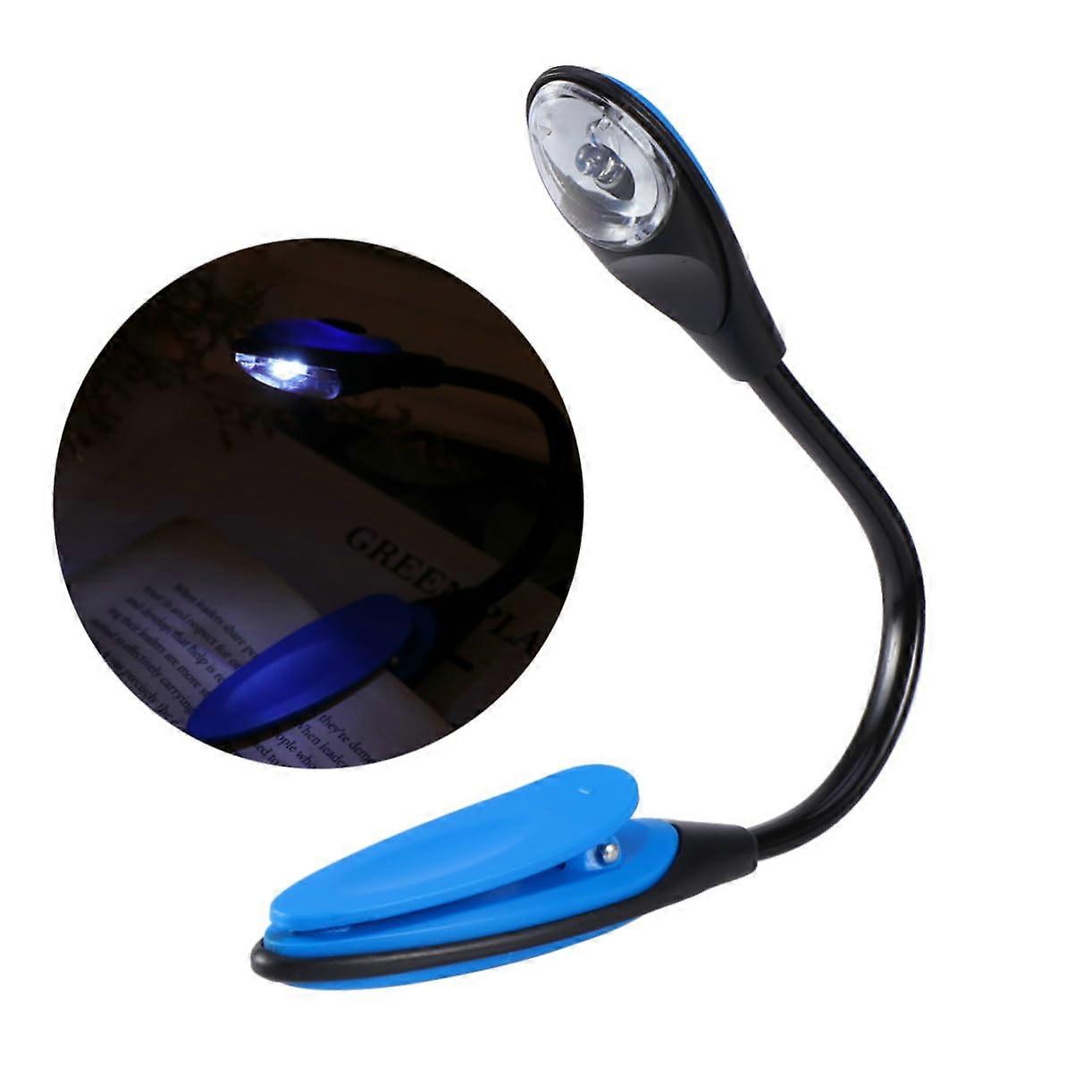 3 x Eyefriendly Work Light Mini Table Lamp LED Clip Desk Lamp Clip Desk Lamp Eye Care Light Clip Study Light Mini Desk Lamp Blue