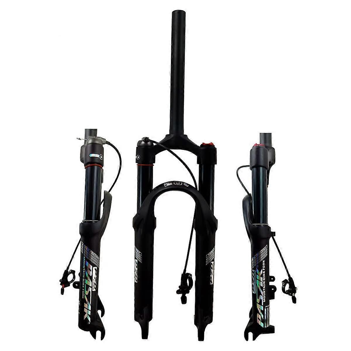 MTB Bicycle Air Front Wheel Fork 20 24 Inches, 80 mm Travel, 28.6 mm Threadless, QR 9 mm, Disc Brake, Remote Control