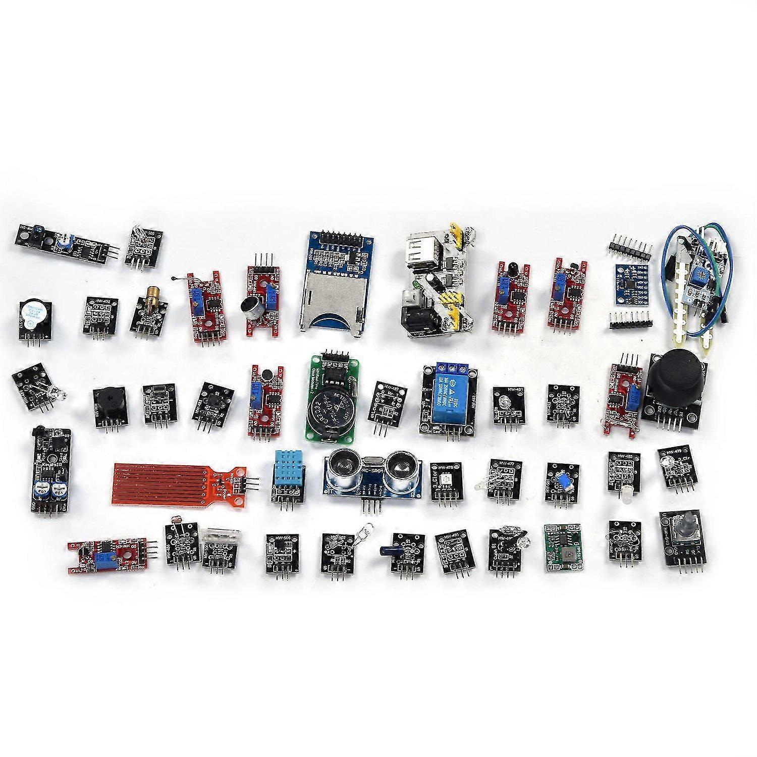 45 in 1 Sensor Modules Kit Assortment Board Set Electronic Accessory and Equipment