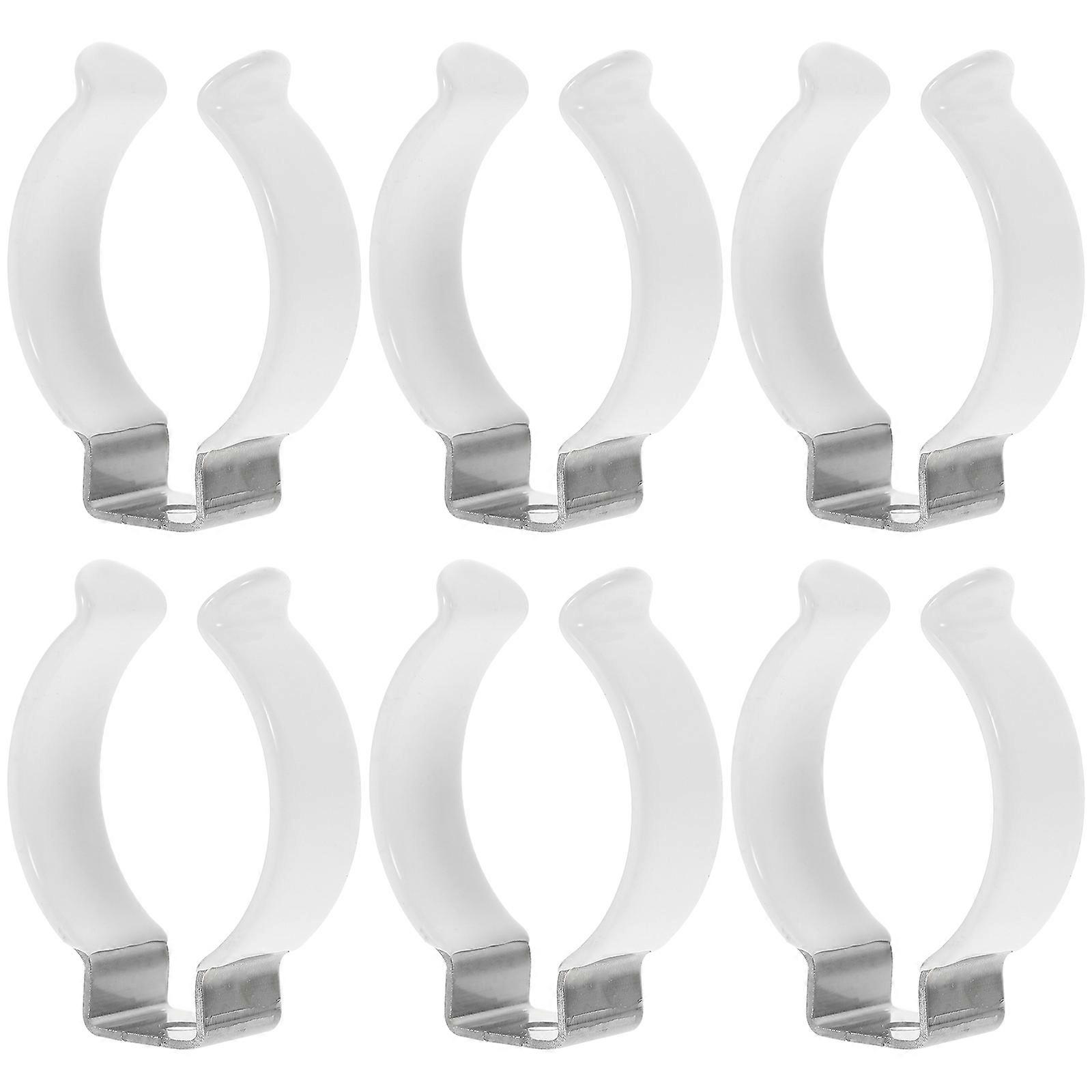 أضواء قوس T12 U مقاطع على شكل حرف U 4.70X3.40X1.50CM تحديد لمبة LED 6 قطع