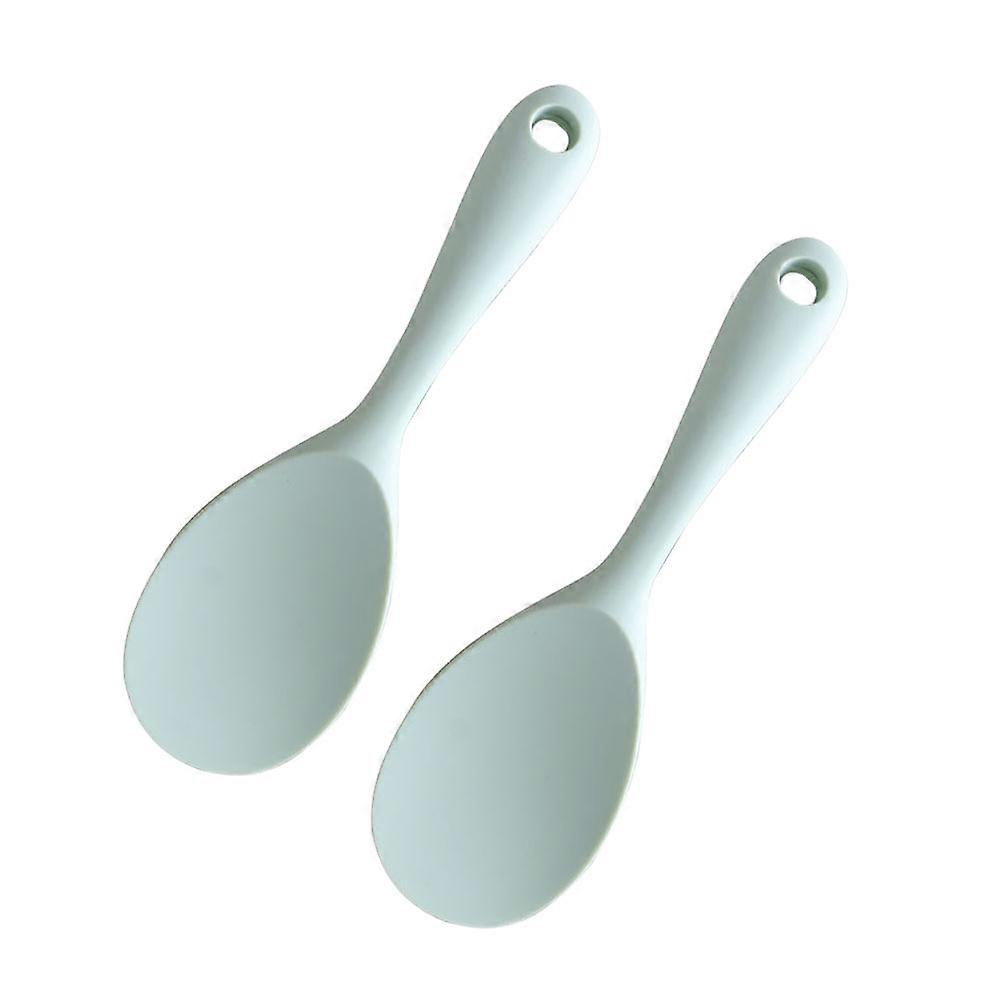 Rice Serving Spatula Stand Up Design For Friends 22 5X7CM Green 2Set