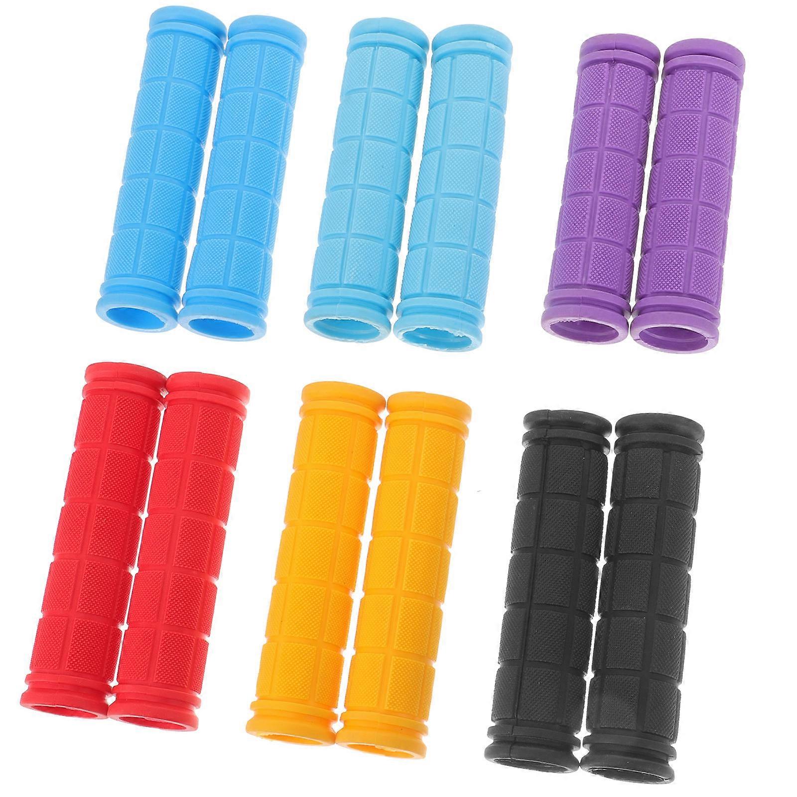 Here's a well structured product description for your **6 Pairs Colorful Non Slip Bike Handlebar Grips Covers**:
### 🚴♂️ **6 Pairs Colorful Non