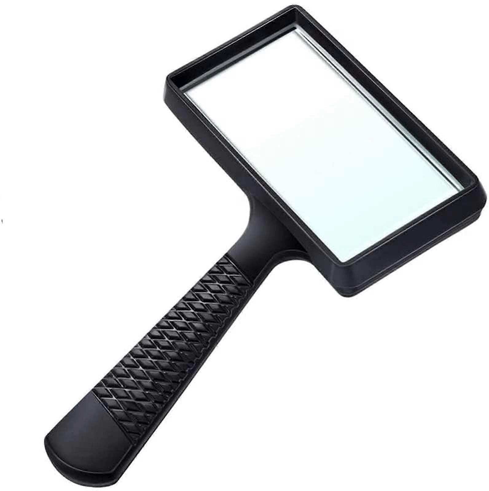 Magnifiers, Magnifier, Rectangle Handheld Magnifier, Reading Magnifier, Large Magnifying Glasses for Books, Maps, Hobbies, Learning, Fault Finding