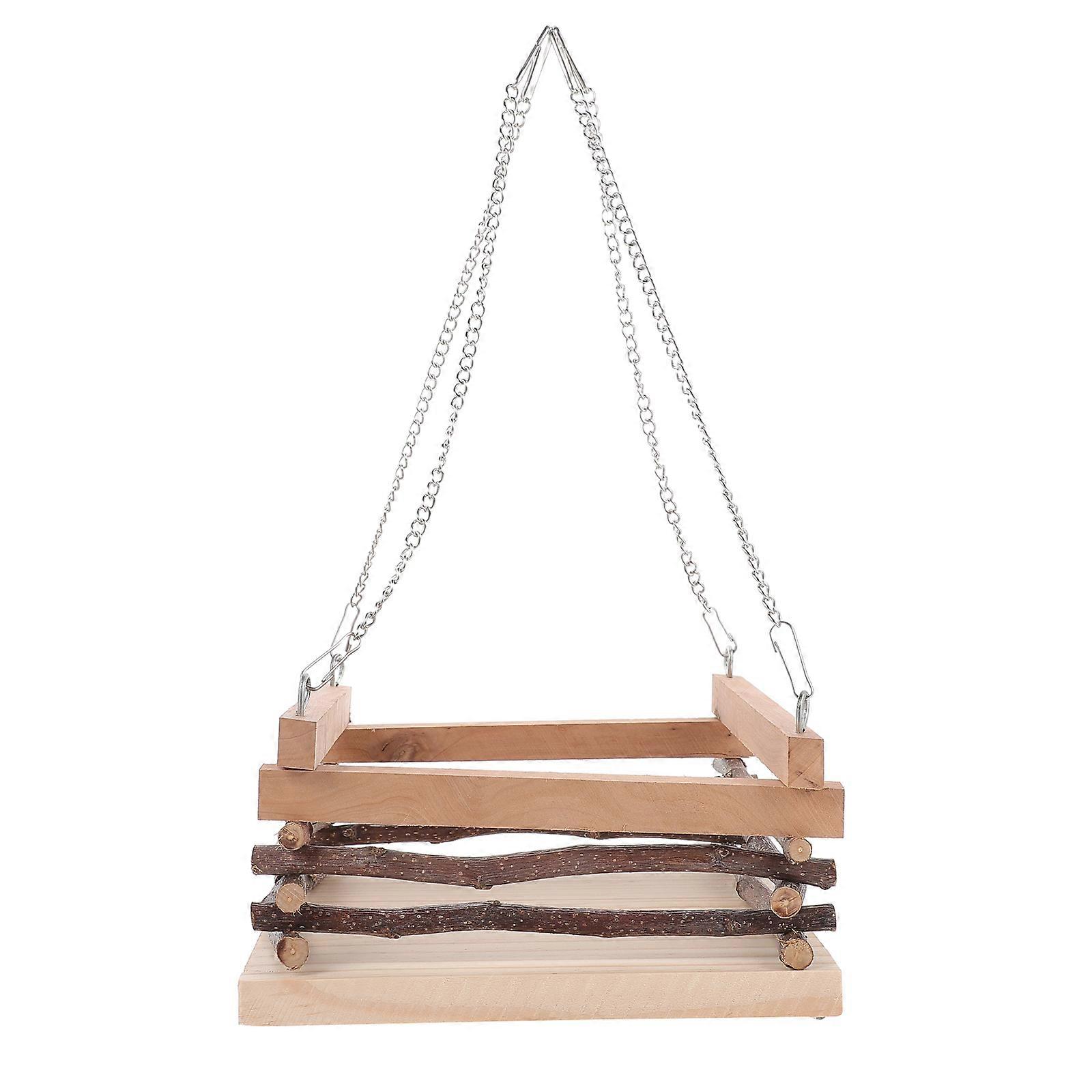 Brown Small Pet Hammock with Synthetic Material for Hamsters Squirrels and Gerbils Toys
