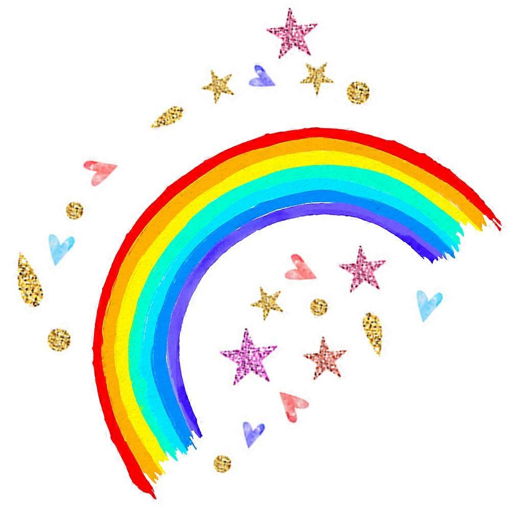 Window Decals Static Wall Sticker Stars Decorative For Bedroom 28.00X15.00X0.10CM Removable 1Set