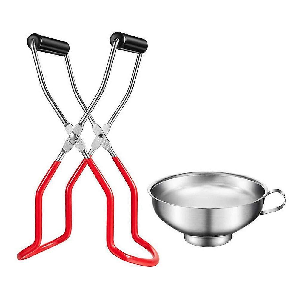 1 Set Portable Anti slip Bottle Tongs Anti scald Can Jar Lifters Clamp for Kitchen