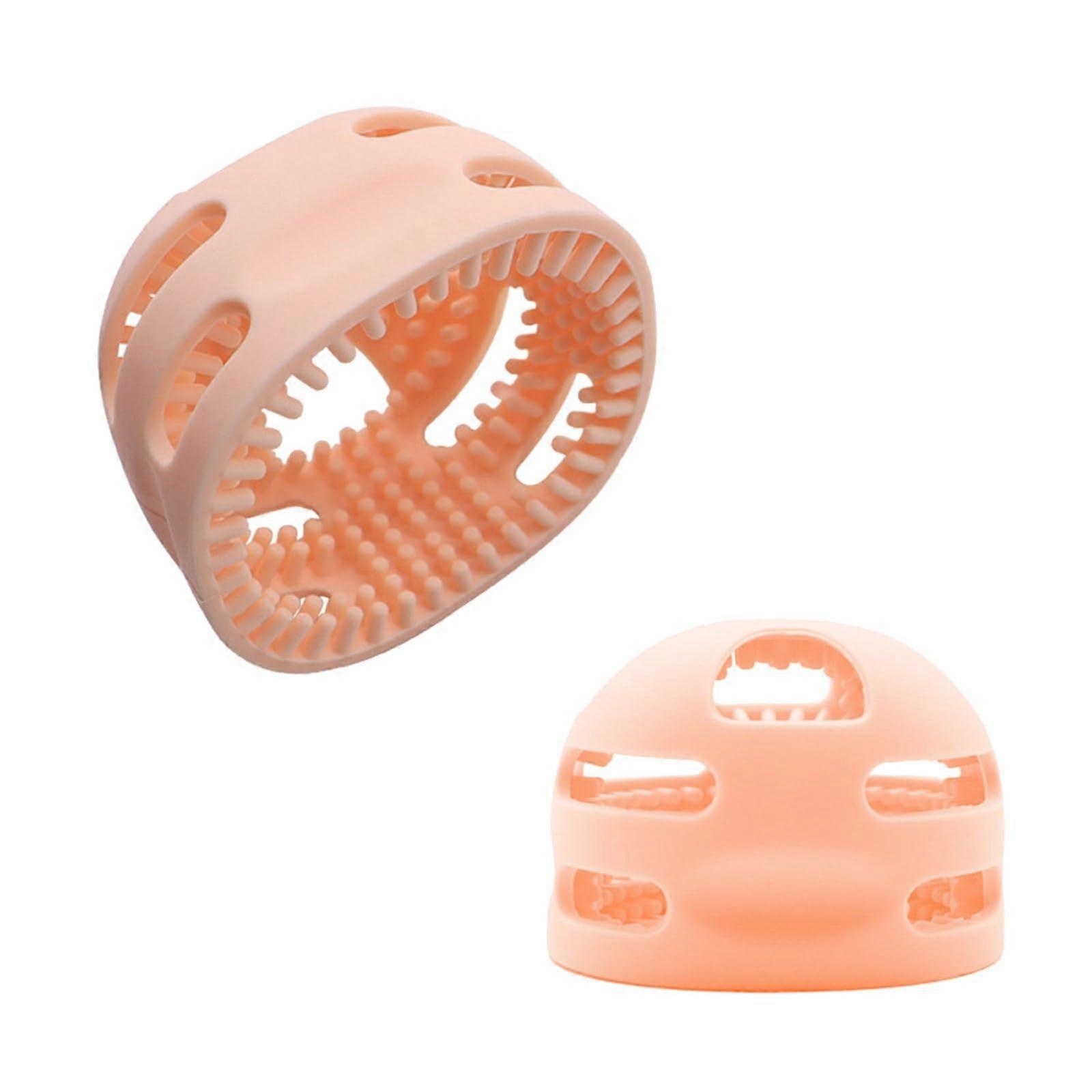 Egg Scrubber for Fresh Eggs, Silicone Brush for Chickens and Eggs (Pink)