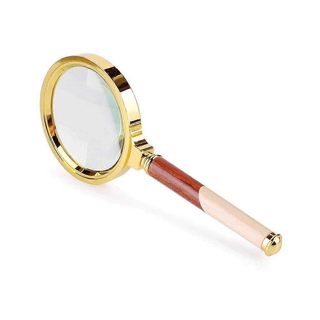 Magnifying hand lens Reading magnifier for coins, stamps, magnifier for children and elderly with removable