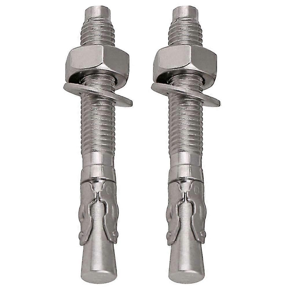2pcs Stainless Steel Expansion Screws Wedge Anchors Concrete Anchors For Home Improvement