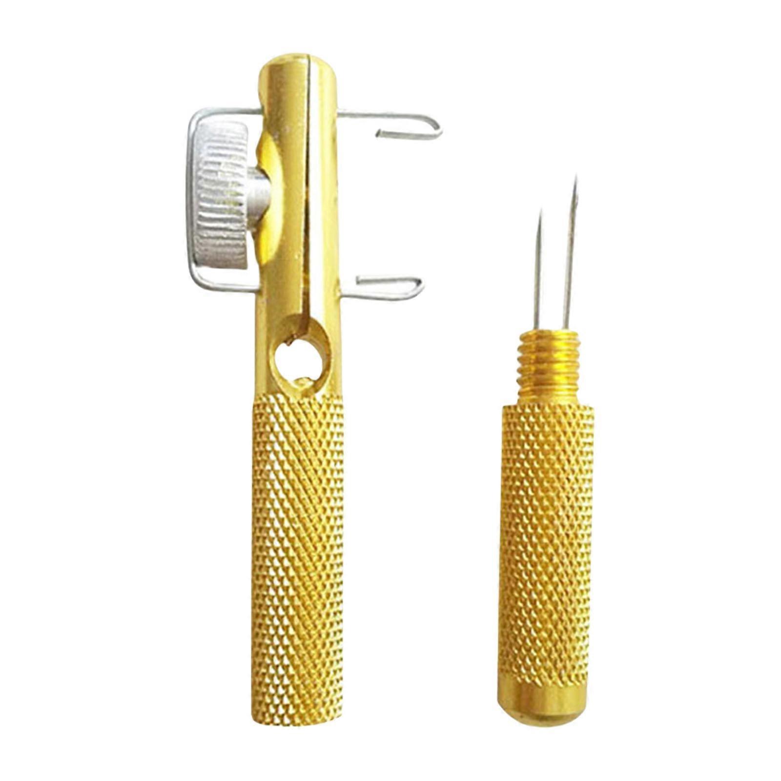 Durability Metal Fishing Line Knots Tyer with Antislip Compacts Hook Tying Tool For Expert Fishermen And Beginner Multicolor