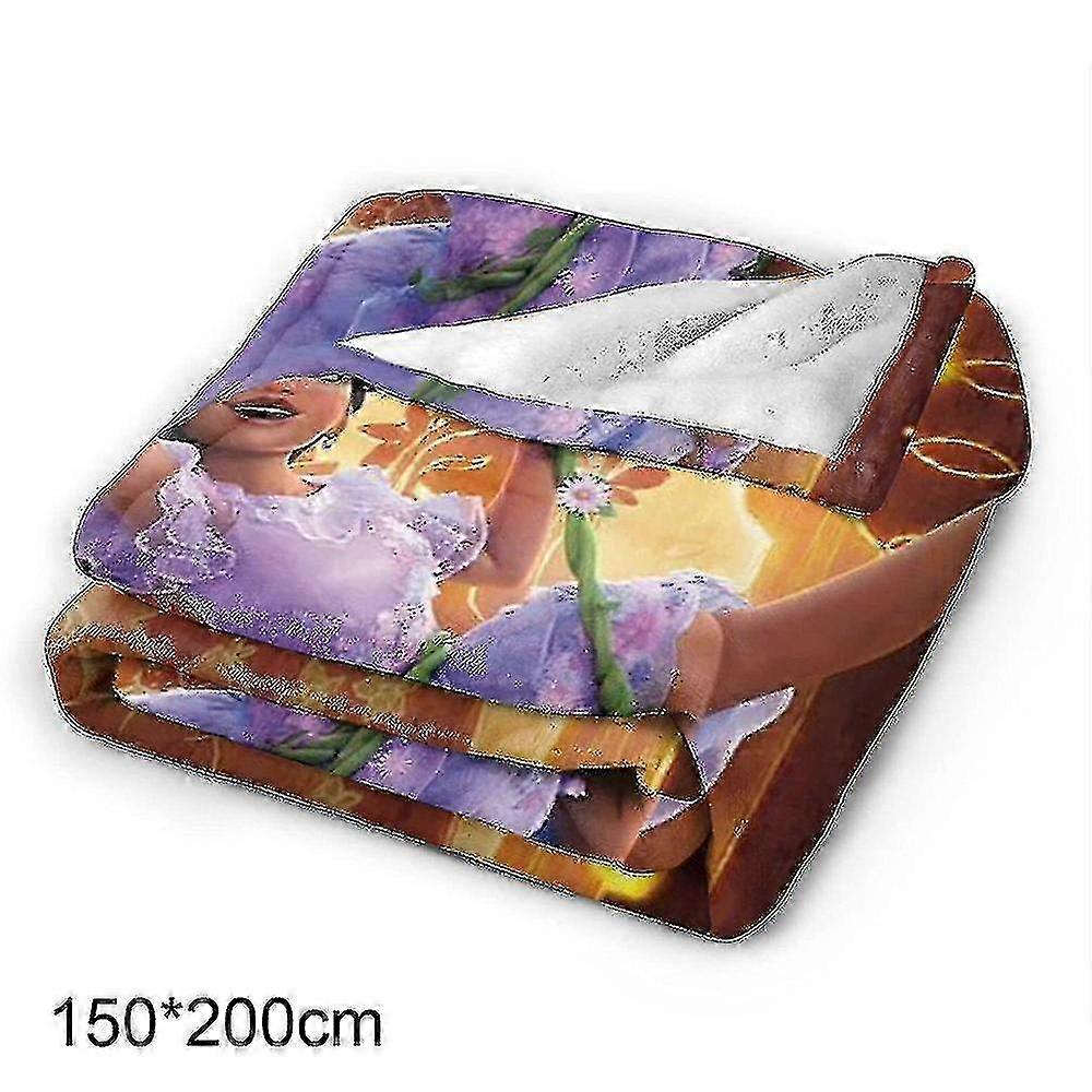 Flannel Blanket Throws Soft Plush Warm Blanket For Bedroom Sofa Cartoon Theme