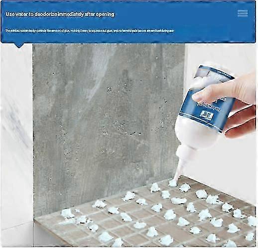 3pcs Forubom Tile Drum Repair Adhesive, Strong Adhesive Ceramic Tile Empty Drum Agent