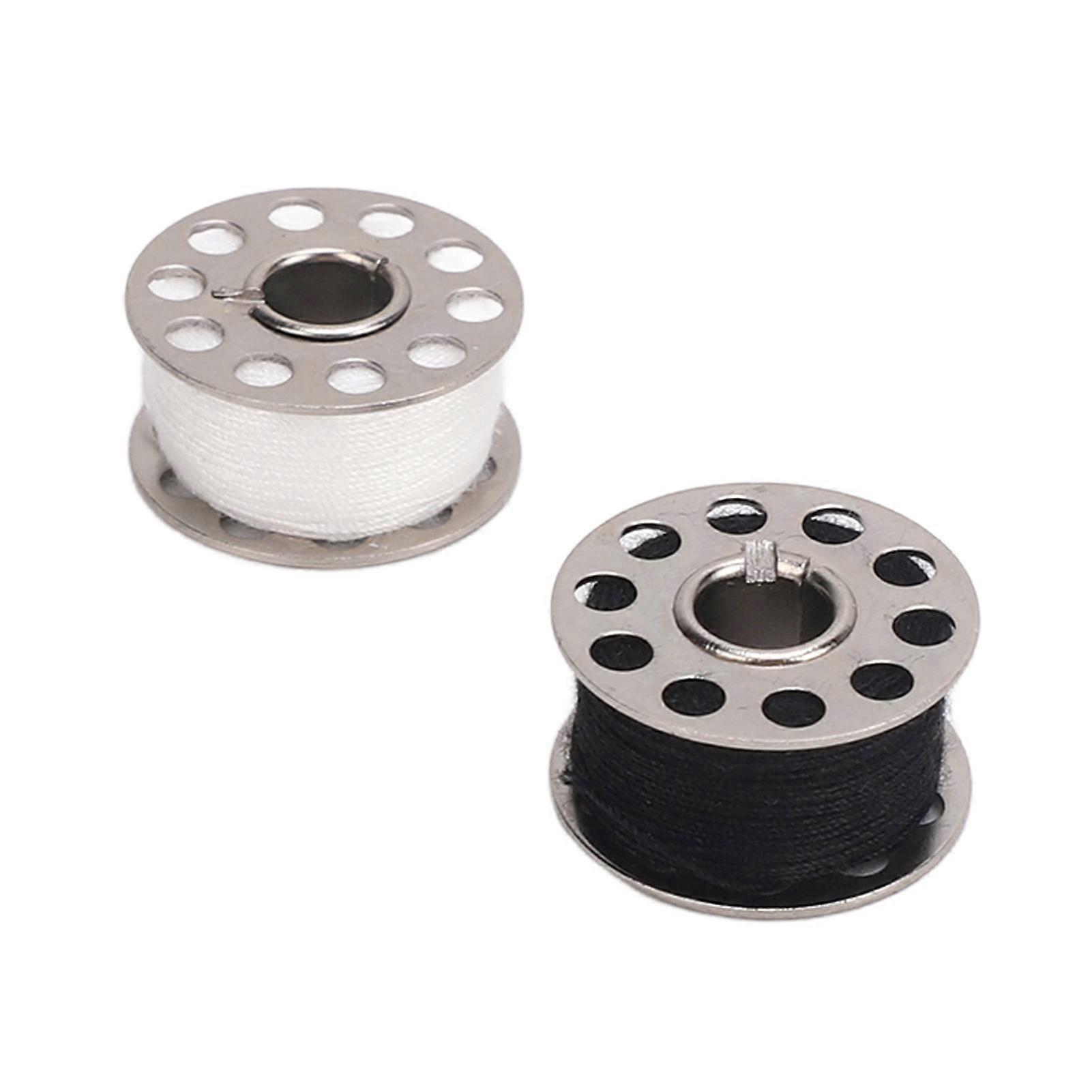 Sewing Thread Set Metal Bobbins Spools Replacement Needle and Threading Tool for Home Sewing Machine