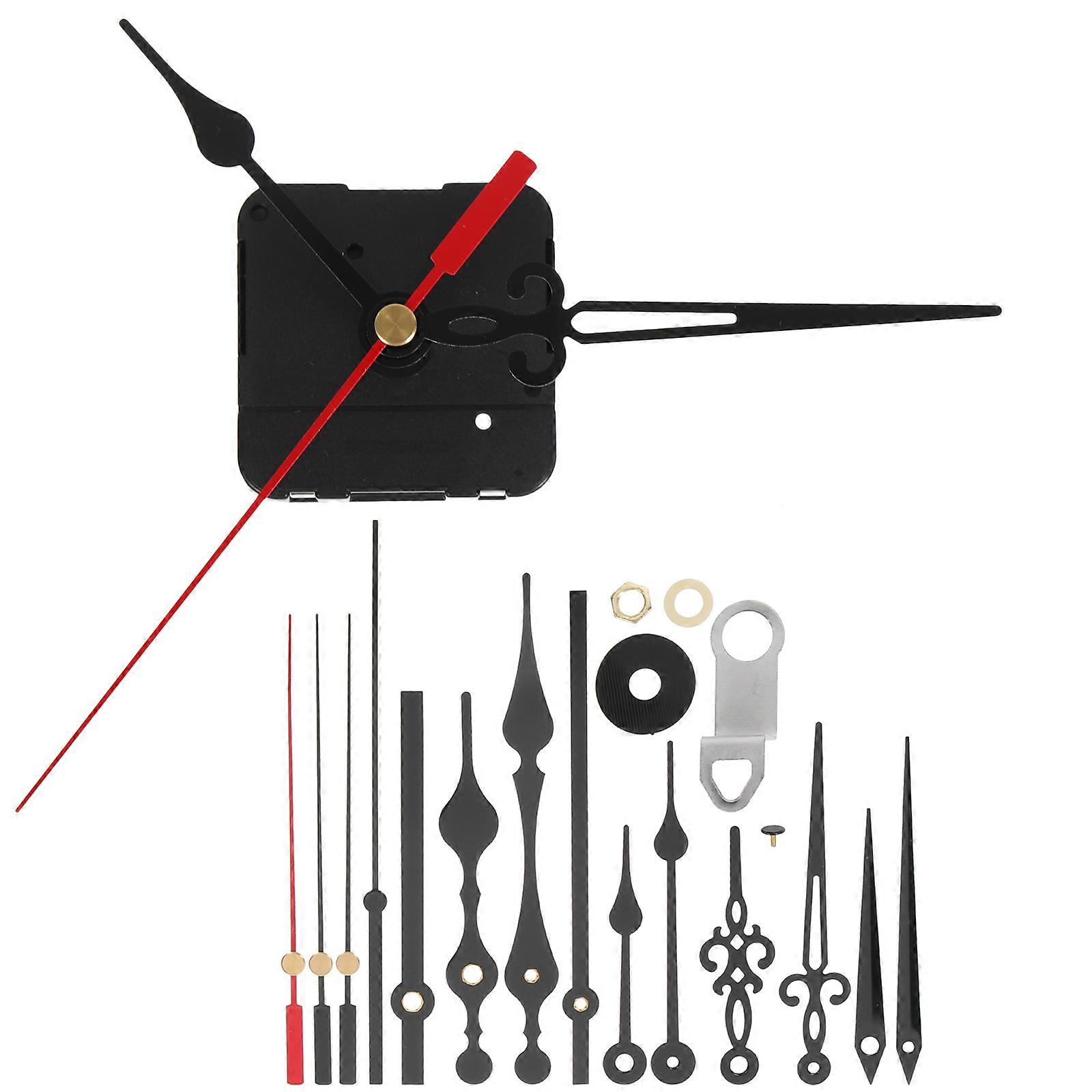 High Torque Quartz Clock Movement Replacement Kit with Metal Hands for Wall Clocks – Ideal for Home, Office & Classroom DIY Projects